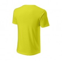 Wilson Tennis Tshirt Script Eco Cotton (Cotton, Slim Fit) 2022 yellow Men